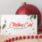 Free Horizontal Christmas Greeting Card Mockup Psd | Free Pertaining To Christmas Photo Card Templates Photoshop