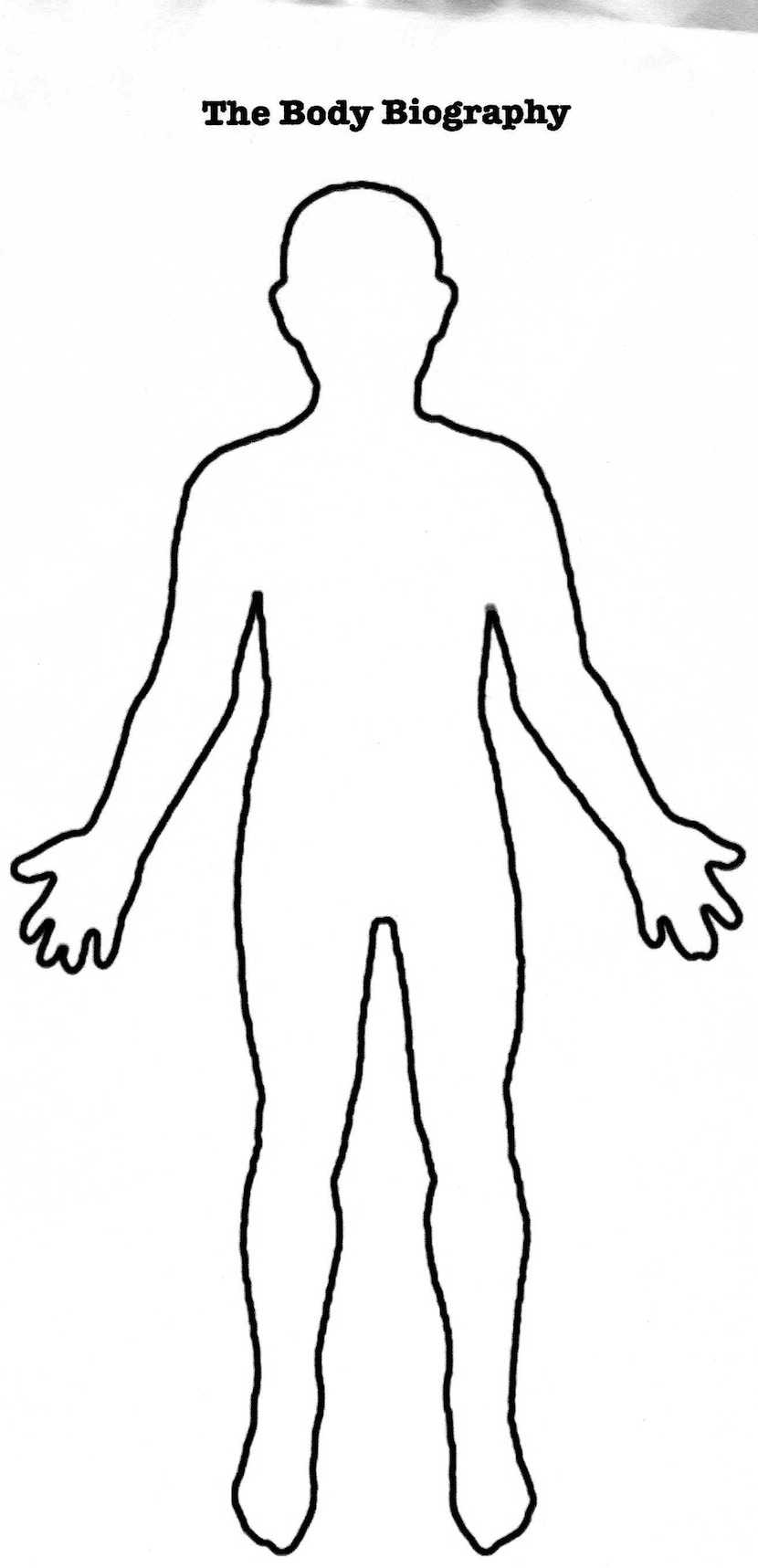 Free Human Body Outline Printable, Download Free Clip Art With Regard To Blank Body Map Template