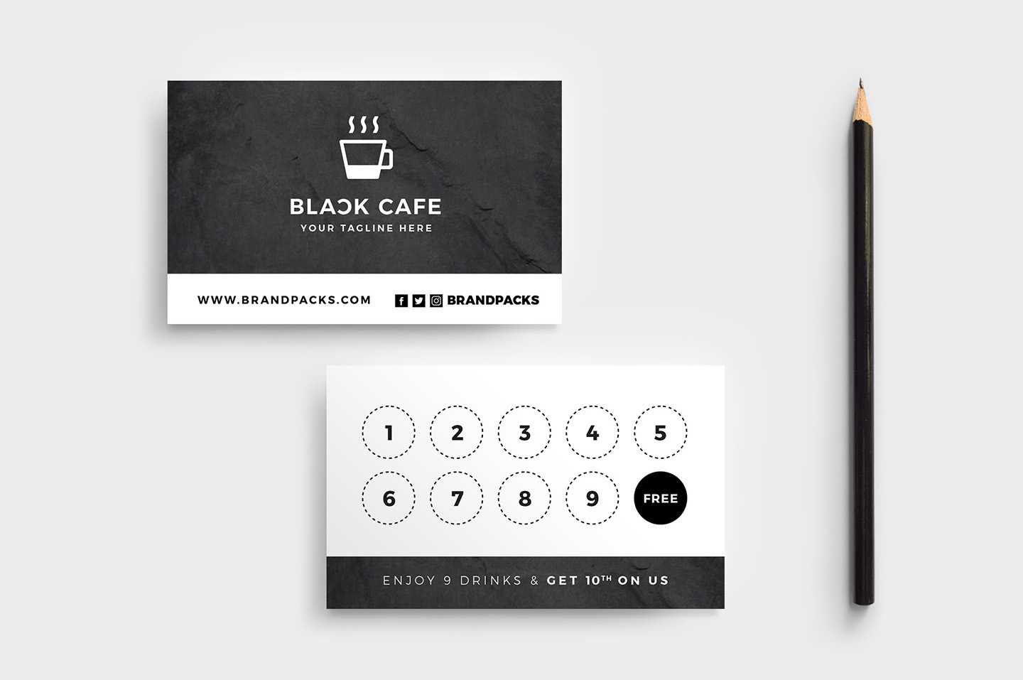 Free Loyalty Card Templates – Psd, Ai & Vector – Brandpacks For Customer Loyalty Card Template Free