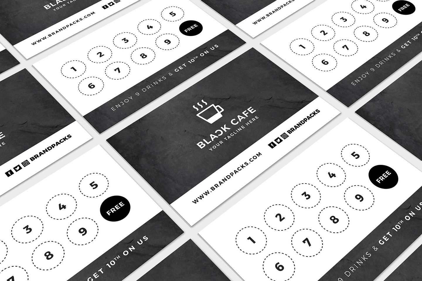 Free Loyalty Card Templates – Psd, Ai & Vector – Brandpacks Inside Customer Loyalty Card Template Free