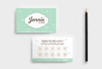 Free Loyalty Card Templates - Psd, Ai &amp; Vector - Brandpacks intended for Customer Loyalty Card Template Free