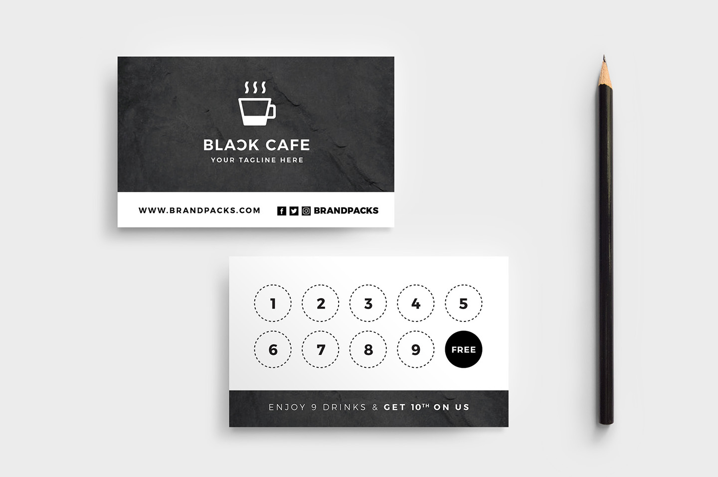 Free Loyalty Card Templates – Psd, Ai & Vector – Brandpacks Pertaining To Template For Membership Cards