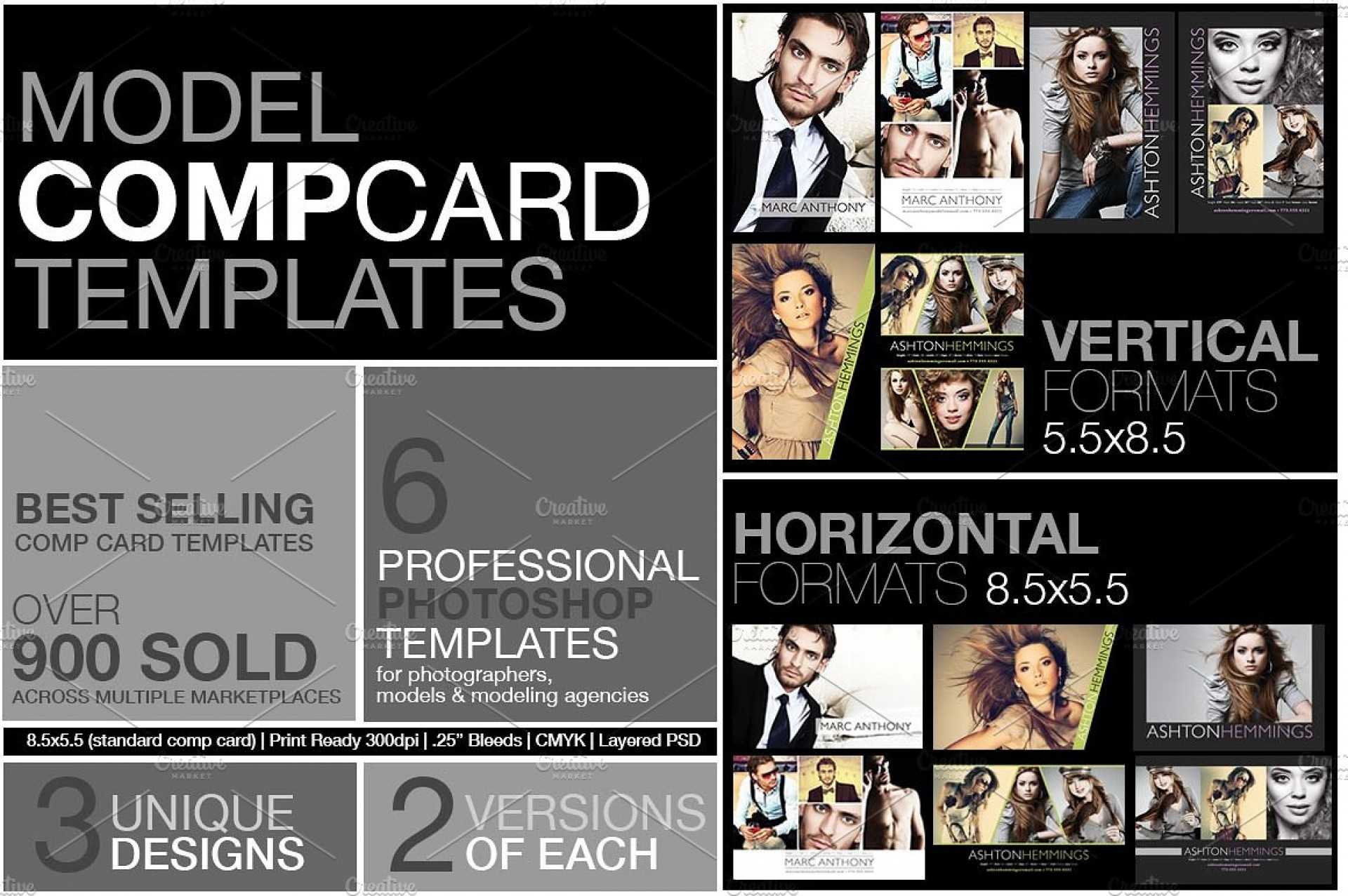 Free Microsoft Word Comp Card Template Model Photoshop Psd With Zed Card Template Free