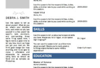 Free Microsoft Word Resume Template | Microsoft Resume in Resume Templates Word 2010