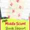 Free Middle School Printable Book Report Form! | Middle For Book Report Template Middle School