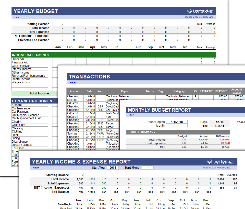 Free Money Management Template For Excel With Fleet Management Report Template