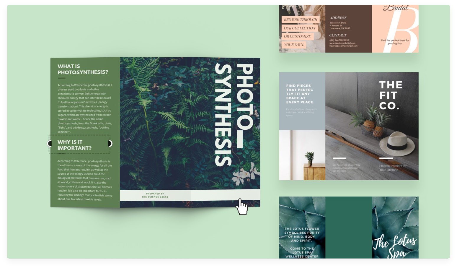 Free Online Brochure Maker: Design A Custom Brochure In Canva For E Brochure Design Templates