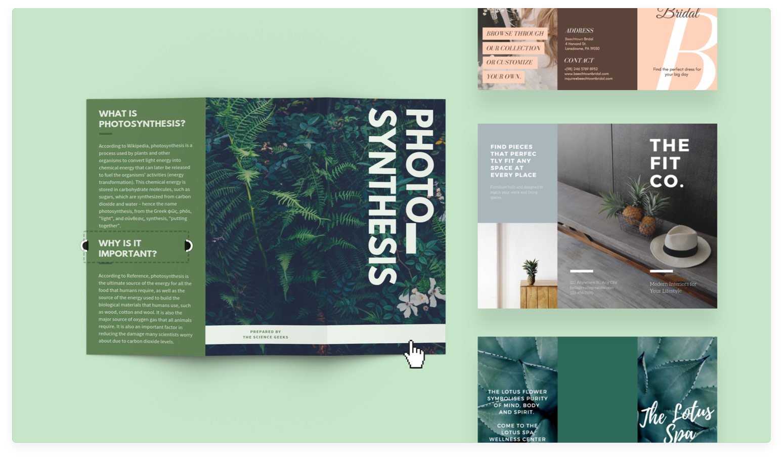 Free Online Brochure Maker: Design A Custom Brochure In Canva Pertaining To Free Online Tri Fold Brochure Template