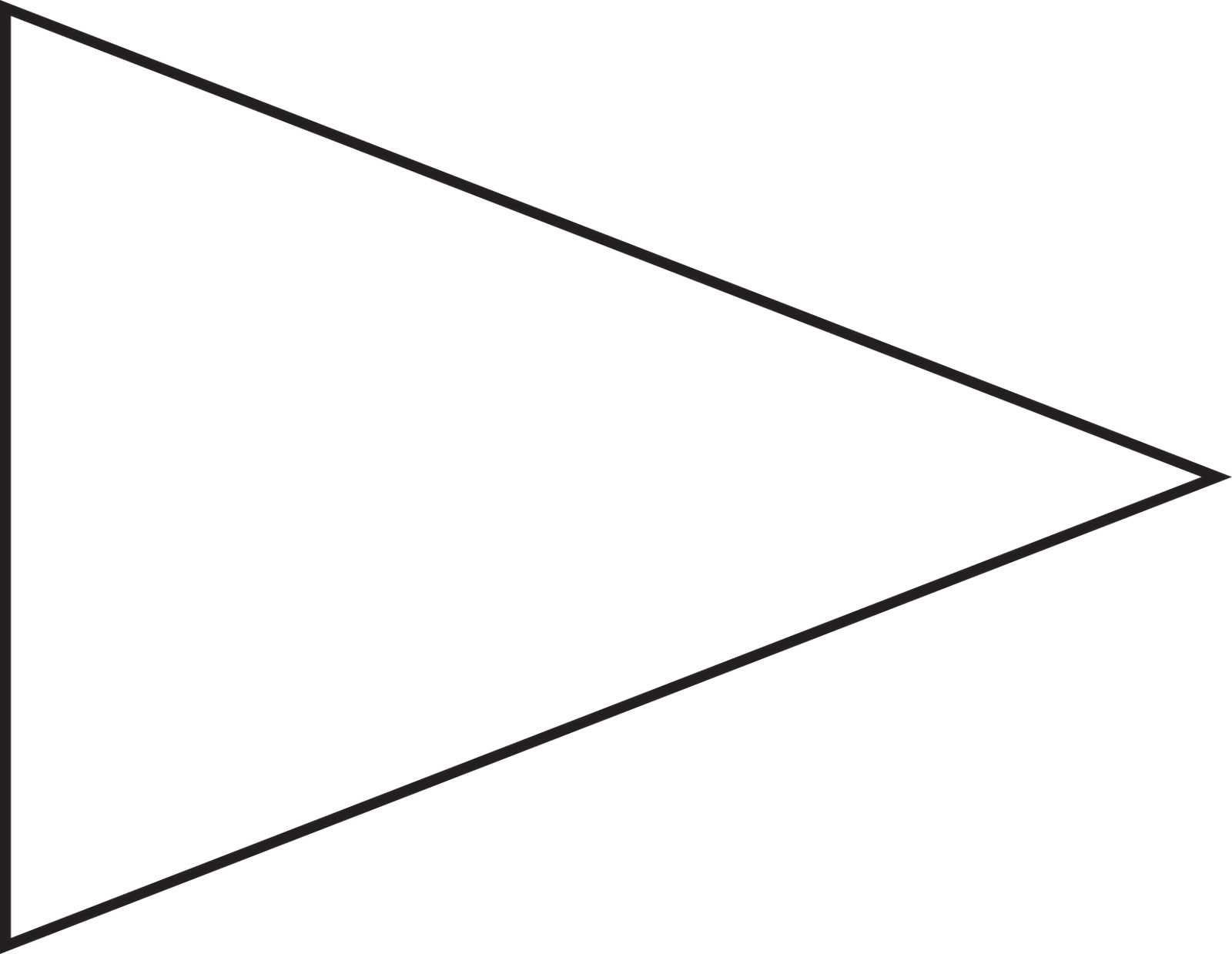 Free Pennant Banner Template, Download Free Clip Art, Free For Free Triangle Banner Template