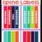 Free Printable 1.5" Binder Spine Labels For Basic School Throughout Binder Spine Template Word