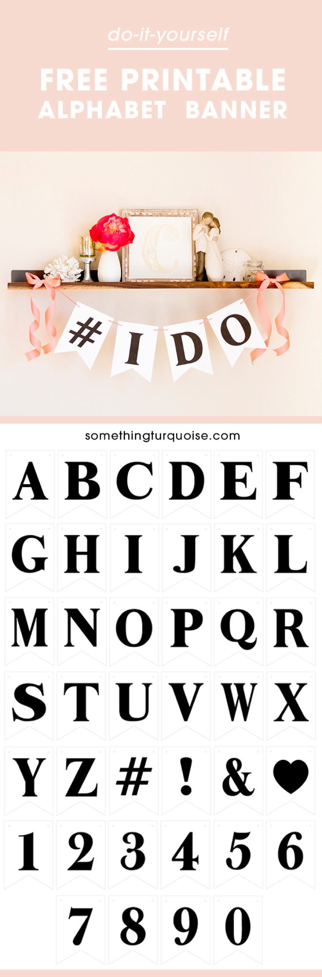 Free Printable Alphabet And Number Banner! Adorable! Pertaining To Diy Banner Template Free