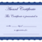 Free Printable Award Certificate Borders |  Award For Blank Award Certificate Templates Word