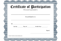 Free Printable Award Certificate Template - Bing Images with regard to Certificate Of Participation Template Pdf