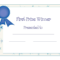 Free Printable Award Certificate Template | Free Printable For First Place Certificate Template
