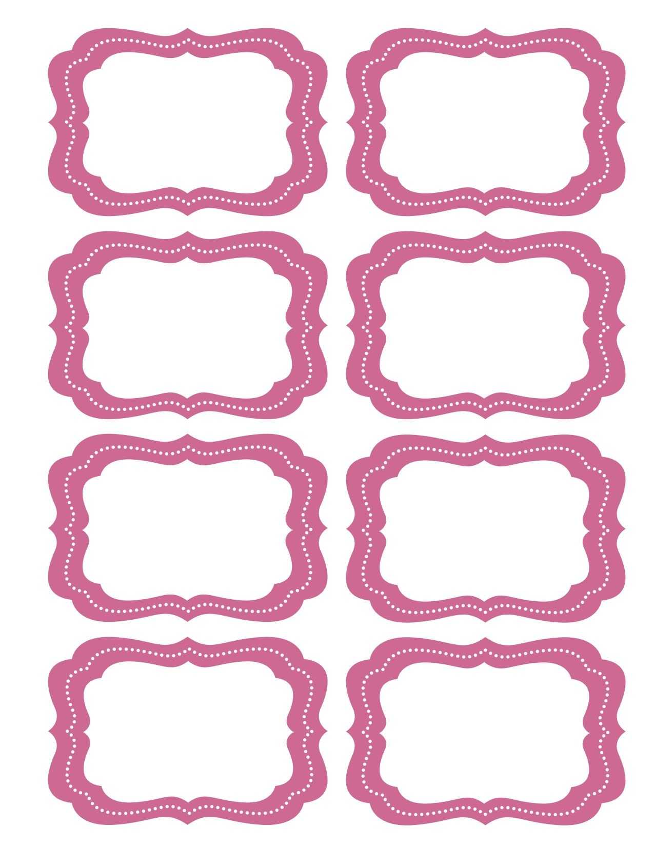 Free Printable Bag Label Templates | Candy Labels Blank Inside Blank Luggage Tag Template