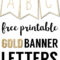 Free Printable Banner Letters Templates | Free Printable Pertaining To Letter Templates For Banners
