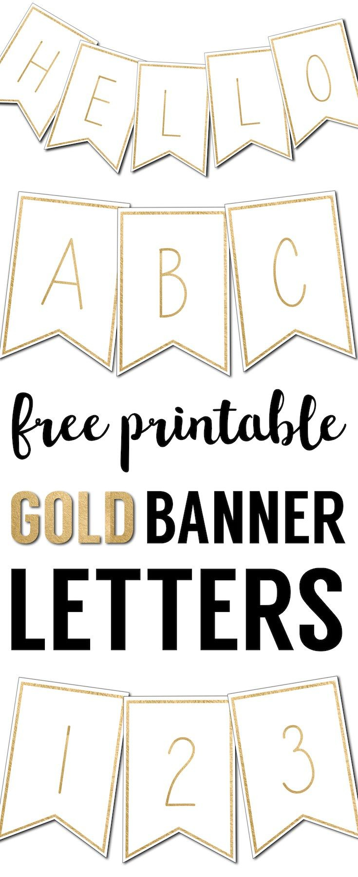 Free Printable Banner Letters Templates | Free Printable Pertaining To Letter Templates For Banners