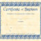 Free Printable Baptism Certificates Christening Templates In Baby Christening Certificate Template