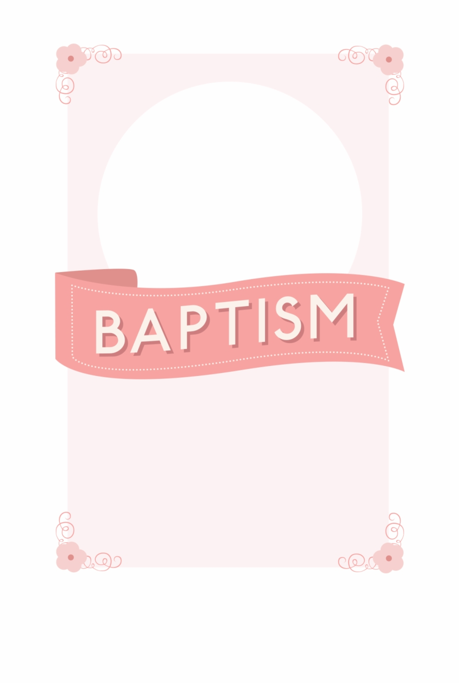 Free Printable Baptism & Christening Invitation Template Within Christening Banner Template Free