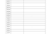 Free Printable Blank Daily Calendar | 181D Daily Appointment throughout Printable Blank Daily Schedule Template