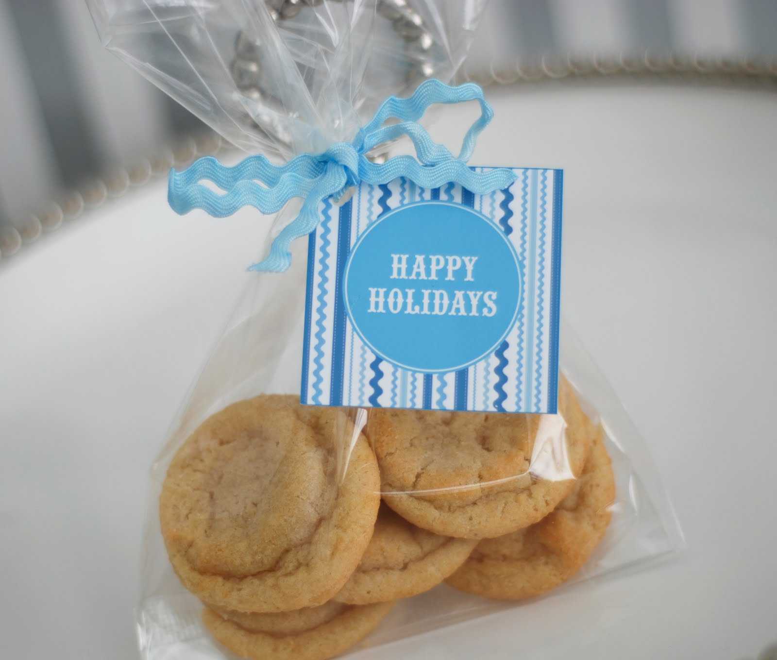 Free Printable: Blue And White Holiday Cookie Exchange Within Cookie Exchange Recipe Card Template