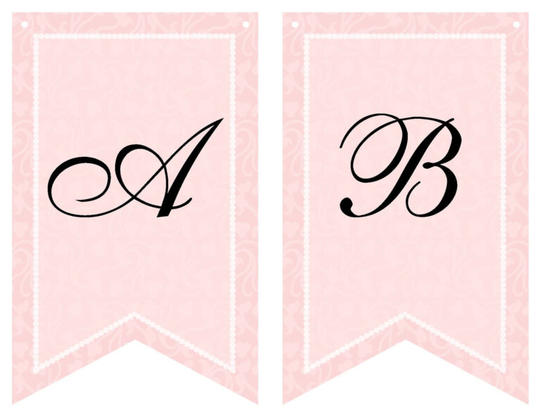 Free Bridal Shower Banner Template