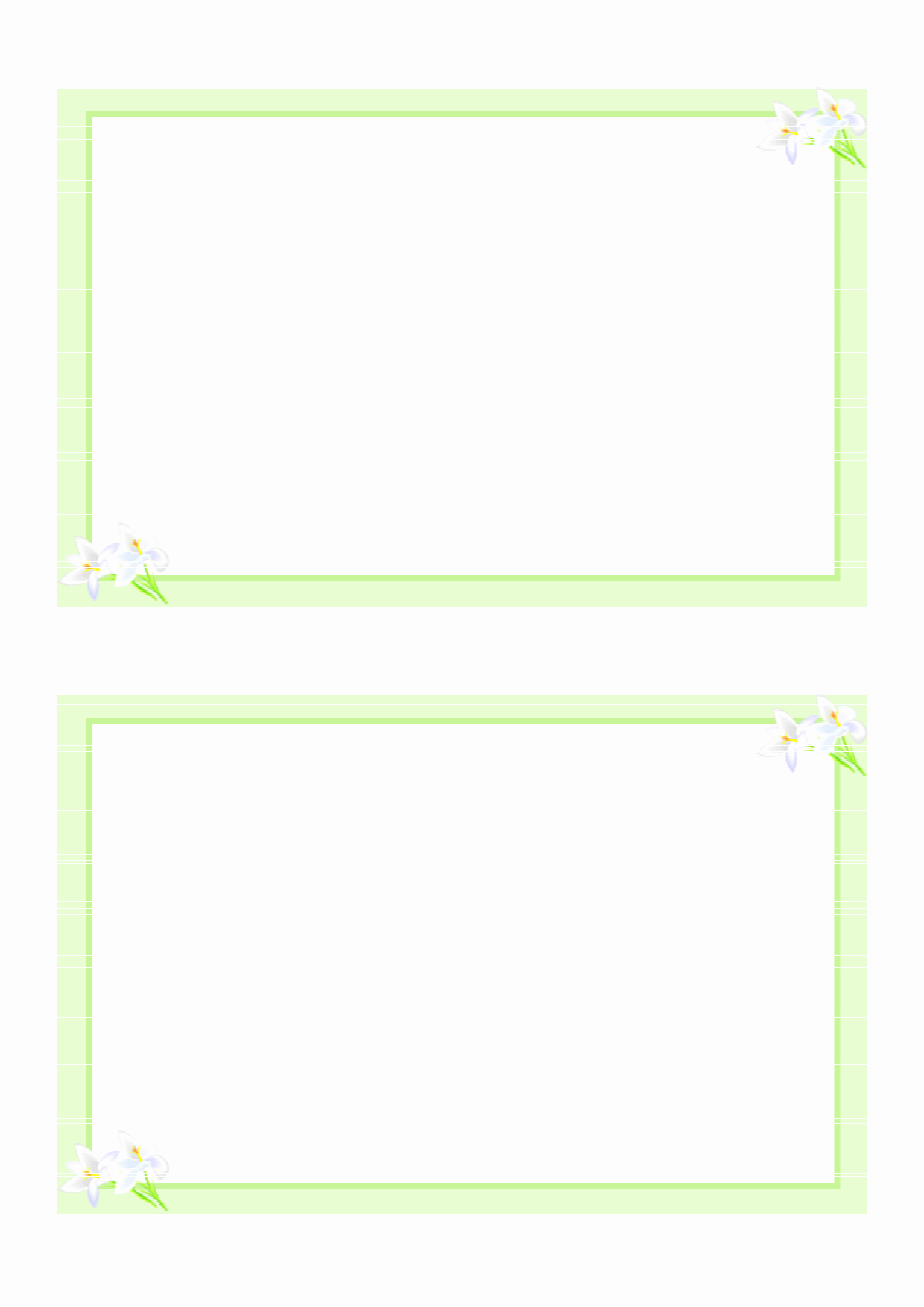 Free Printable Card Templates And 8 Best Of Printable Blank With Regard To Free Pledge Card Template