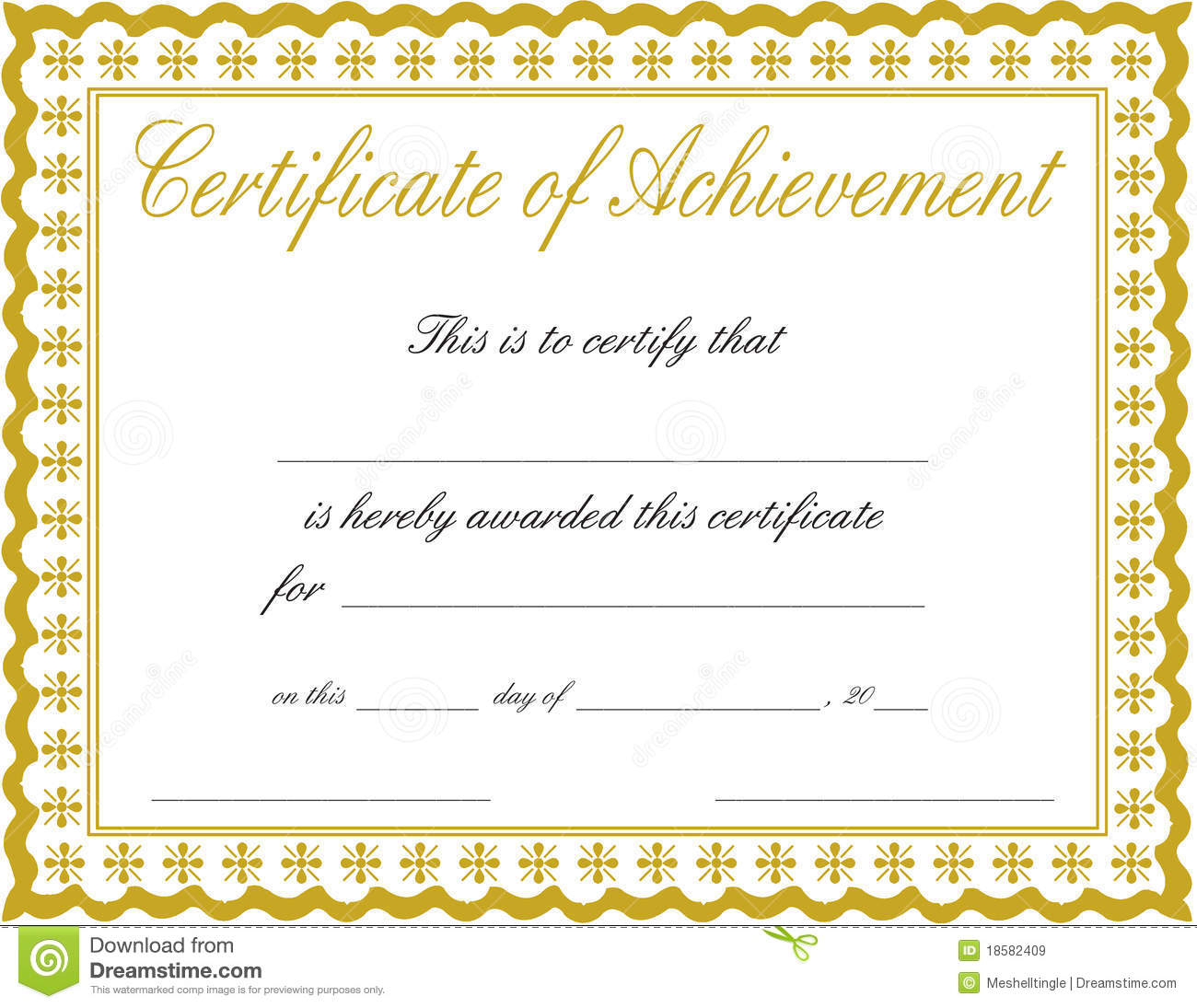 Free Printable Certificate Of Achievement Template | Mult With Certificate Of Achievement Template For Kids