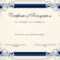 Free Printable Certificate Templates For Teachers Throughout Certificate Of Completion Template Free Printable