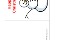 Free Printable Christmas Cards | Free Printable Happy for Printable Holiday Card Templates