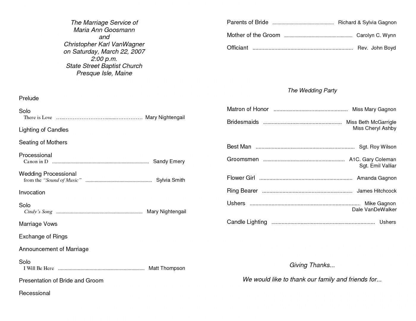 Free Printable Church Bulletin Templates Children's Blank Throughout Church Program Templates Word