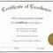 Free Printable Editable Certificates Blank Gift Certificate Inside Graduation Gift Certificate Template Free