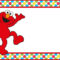 Free Printable Elmo Party Invitation Template | Coolest in Elmo Birthday Card Template