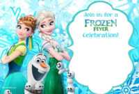 Free Printable Frozen Invitation Templates | Bagvania Free with regard to Frozen Birthday Card Template