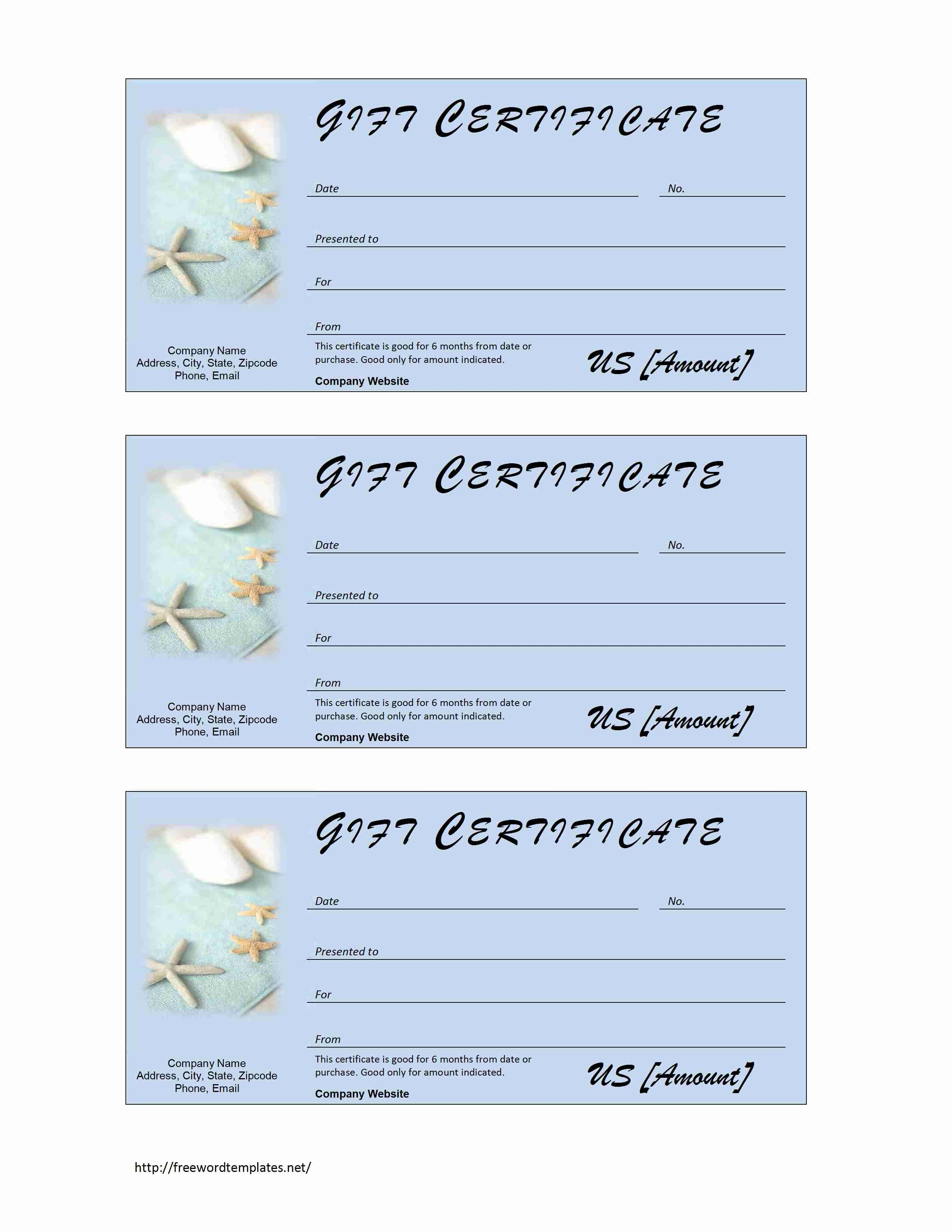 Free Printable Gift Certificates For Photography Business Regarding Massage Gift Certificate Template Free Printable
