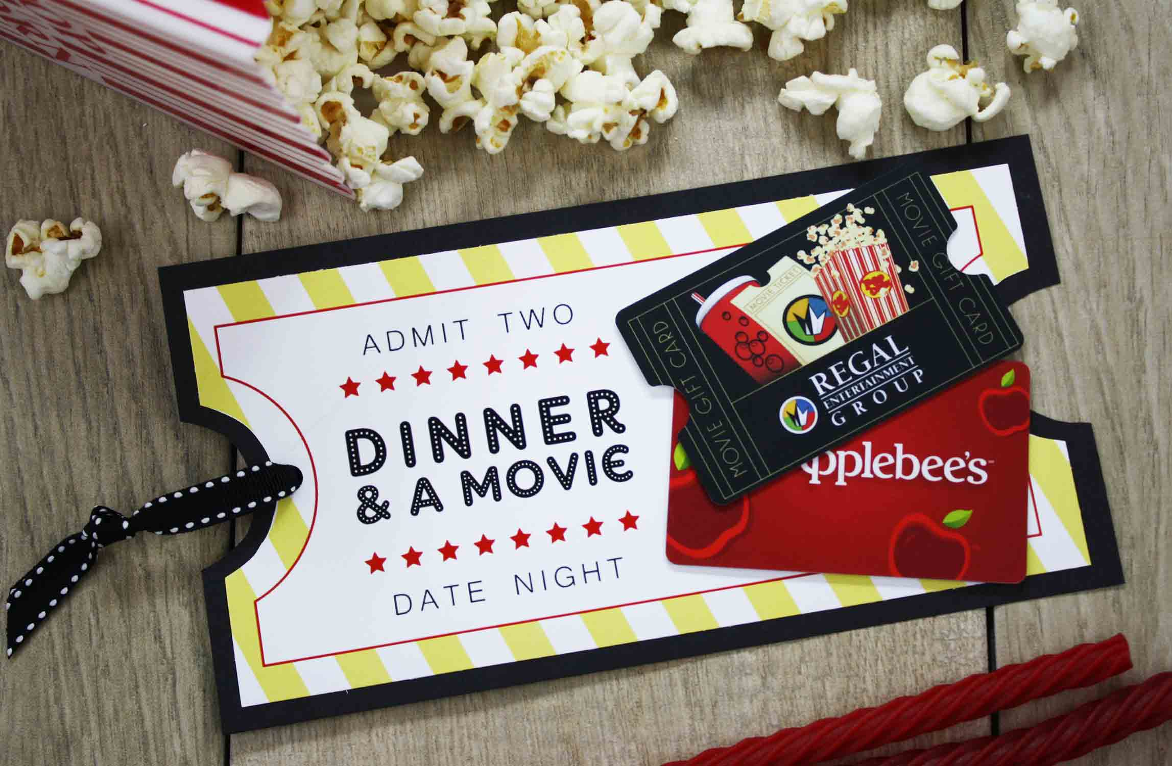 Free Printable} Give Date Night For A Wedding Gift | Gcg Throughout Movie Gift Certificate Template