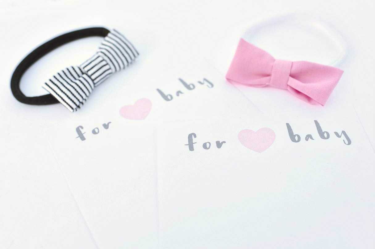 Free Printable Hair Bow Cards For Diy Hair Bows And Throughout Headband Card Template