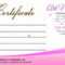 Free Printable Hair Salon Gift Certificate Template | Mult With Regard To Salon Gift Certificate Template