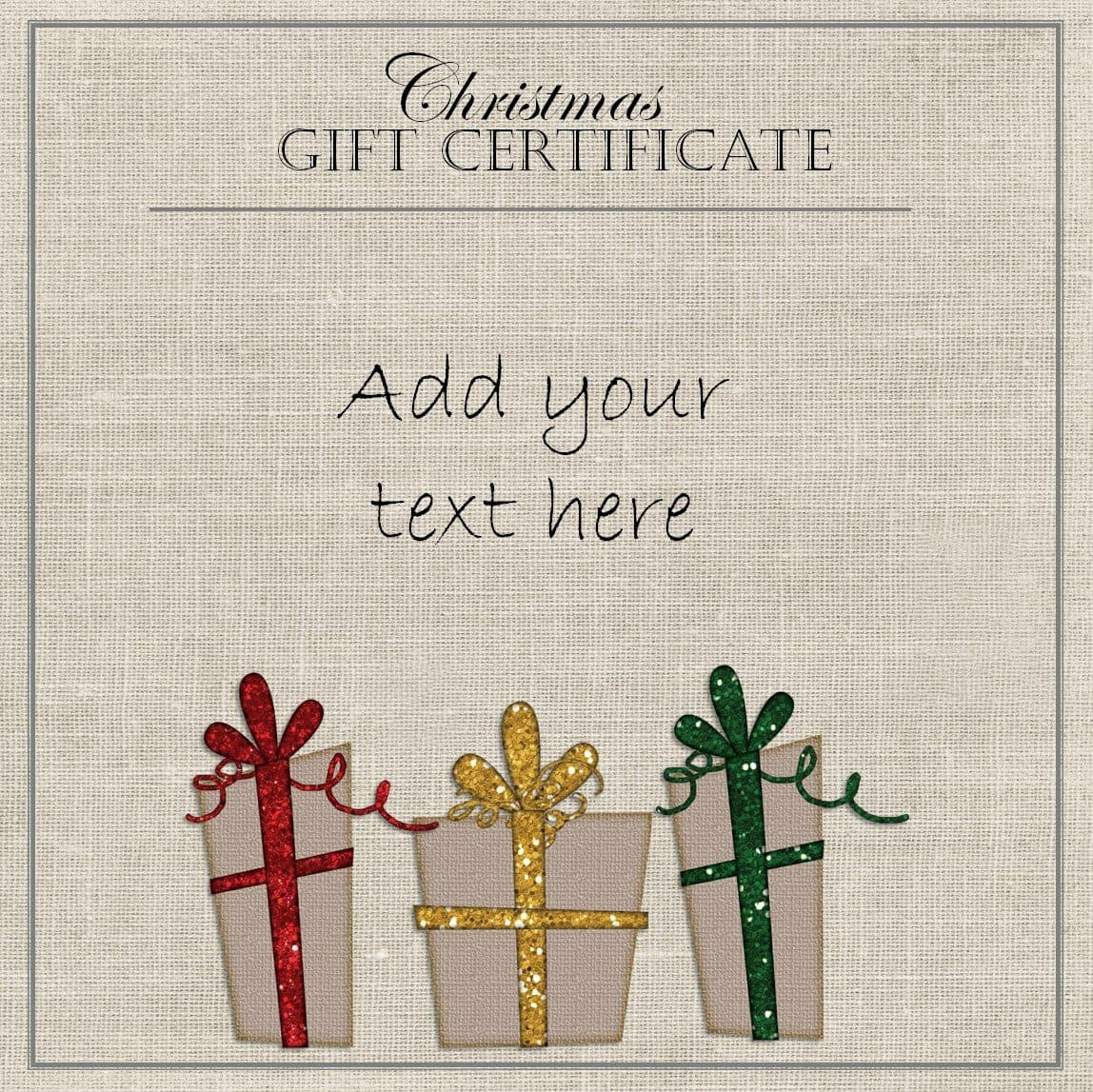 Free Printable Holiday Gift Certificates Christmas Vouchers Pertaining To Free Christmas Gift Certificate Templates