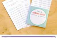 Free Printable Library Cards | Printables | The Best in Library Catalog Card Template