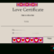Free Printable Love Certificates Within Love Certificate Templates