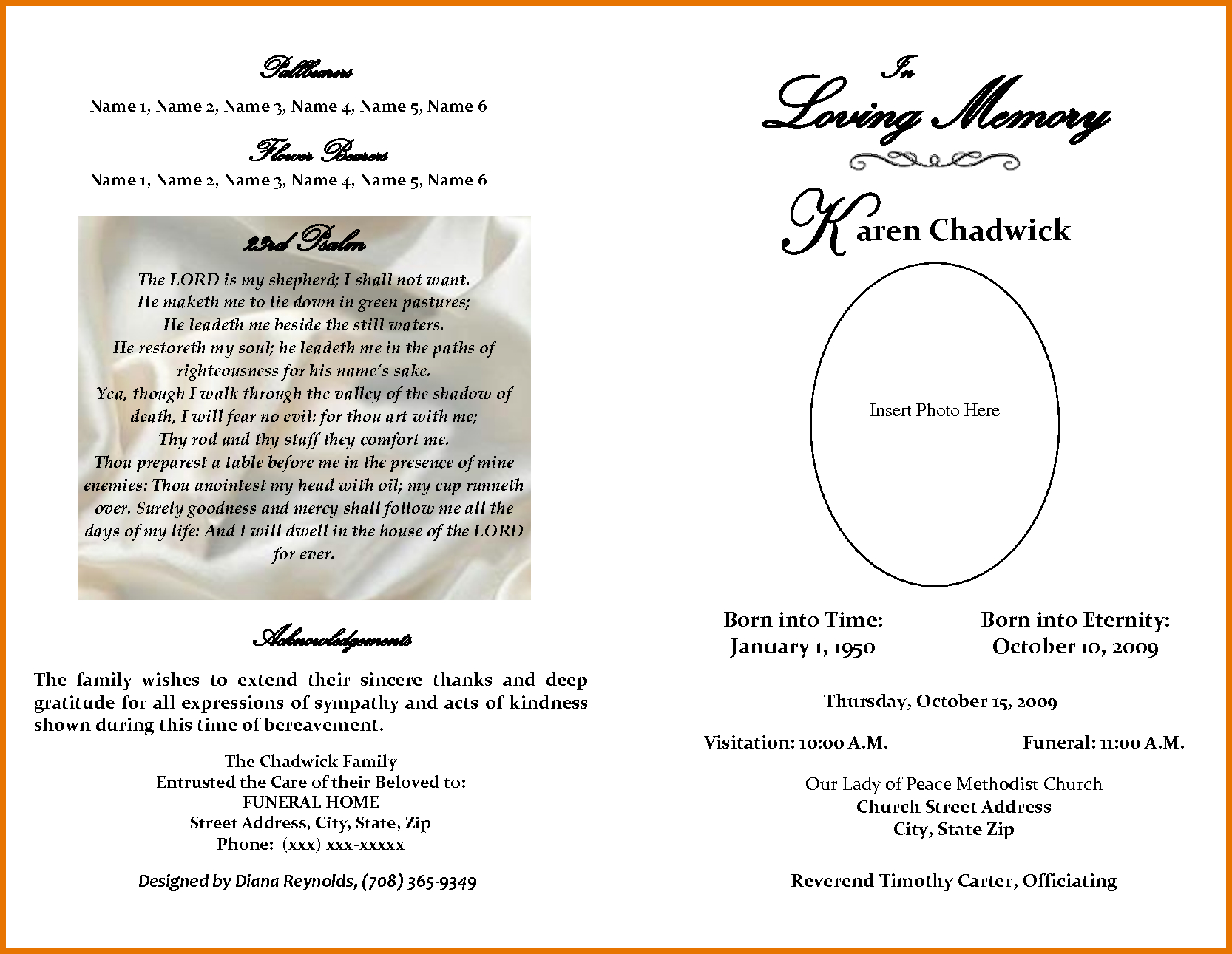 Free Printable Obituary Templates Blank Funeral Program Inside Fill In The Blank Obituary Template