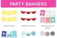 Free Printable Party Banners From @chicfetti | Free for Free Printable Party Banner Templates