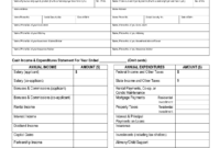 Free Printable Personal Financial Statement | Blank Personal with regard to Blank Personal Financial Statement Template