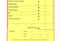Free Printable Report Templates intended for School Report Template Free