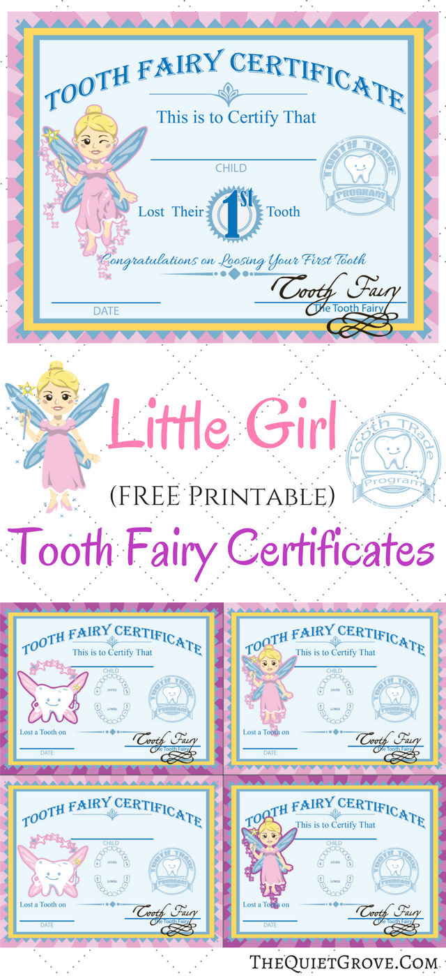 Free Printable Tooth Fairy Certificates | 1St Grade | Tooth Throughout Free Tooth Fairy Certificate Template