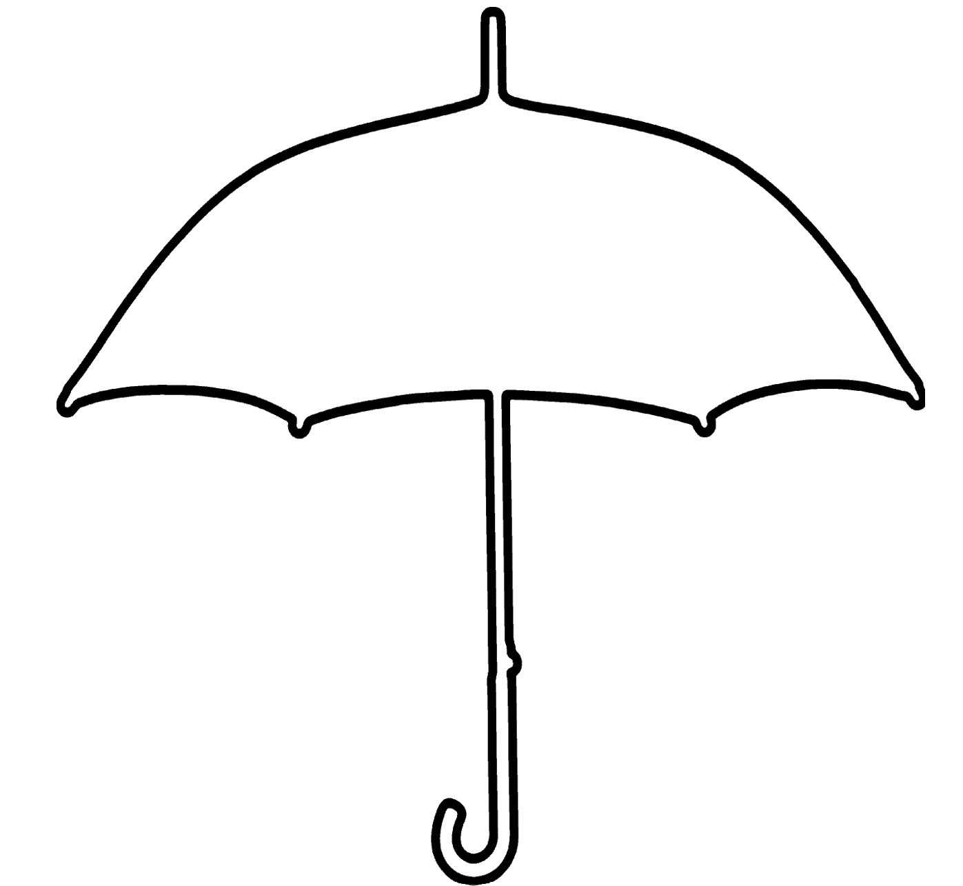 Free Printable Umbrella Template, Download Free Clip Art With Blank Umbrella Template