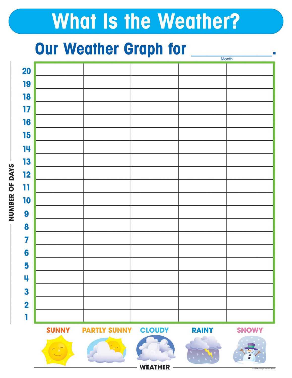 Free Printable Weather Graphs For Kindergarten Inside Kids Weather Report Template