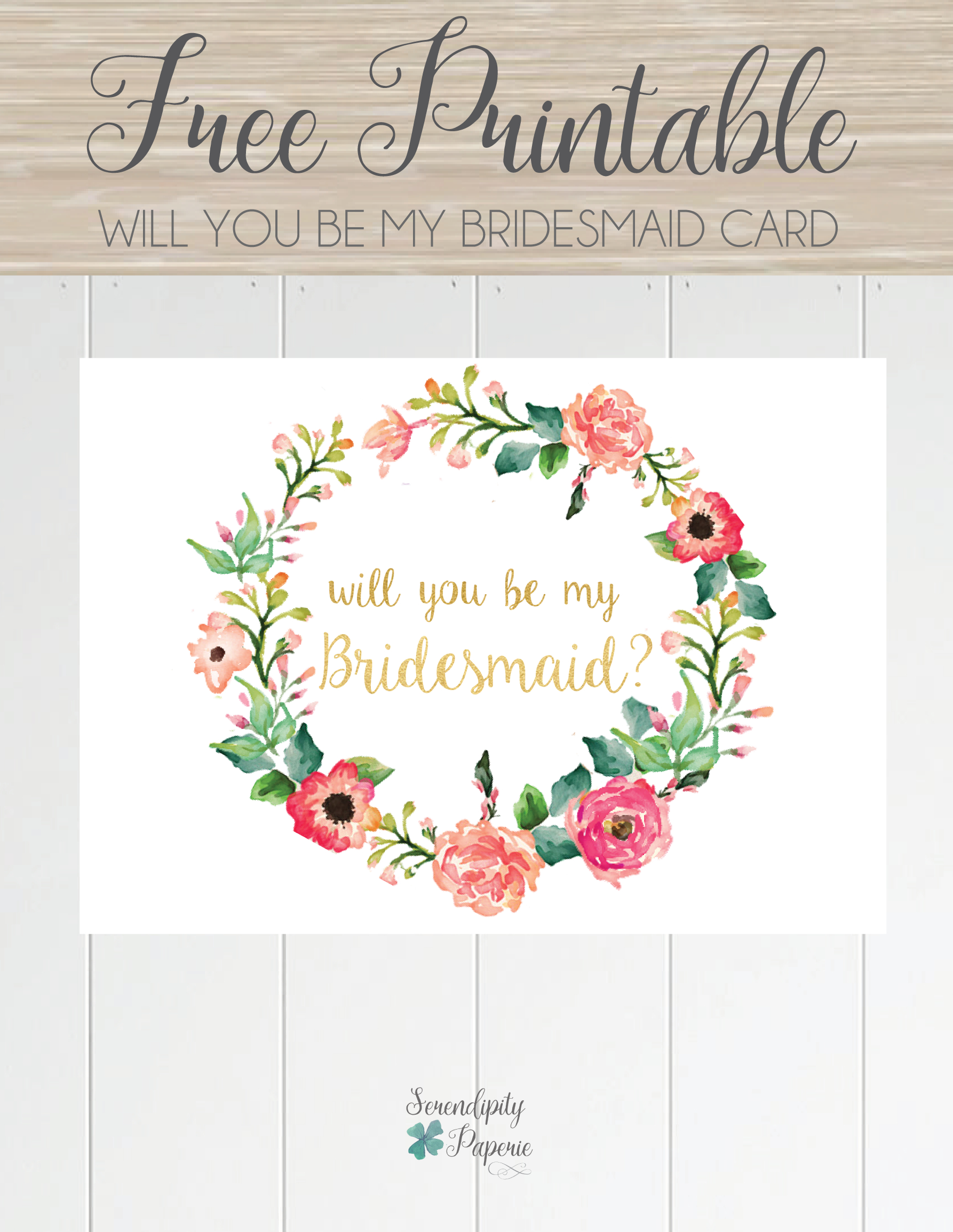 Free Printable Will You Be My Bridesmaid Card. Only At Inside Will You Be My Bridesmaid Card Template