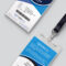 Free Psd : Corporate Office Identity Card Template Psd On With Work Id Card Template